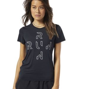 Reebok One Series Running ACTIVCHILL T Shirt Damen - Schwarz - DE 215-UVP